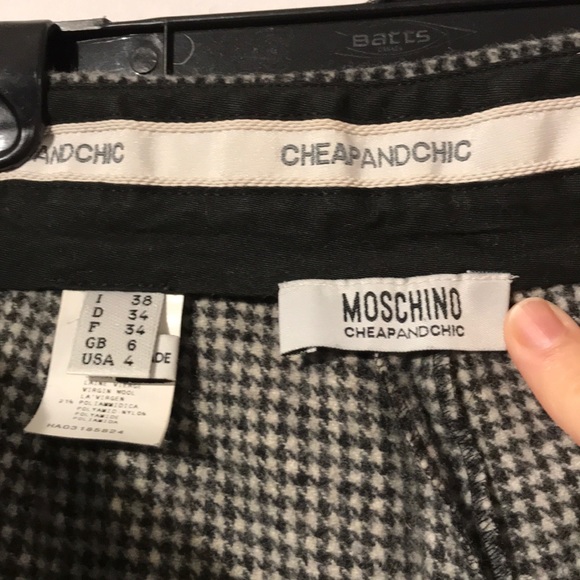 Moschino wool blend checked pant - Picture 7 of 11